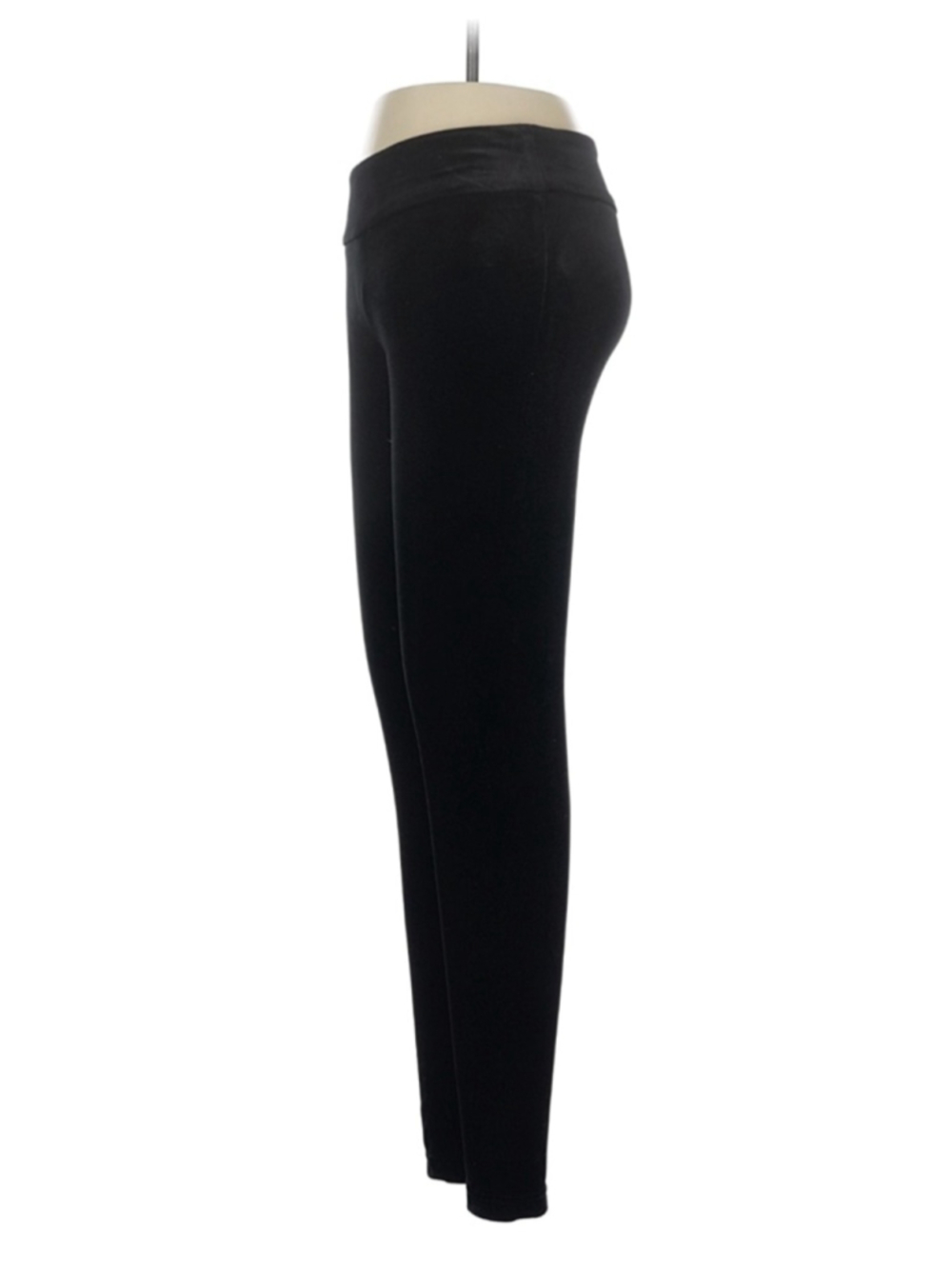 Tommy Hilfiger Black Skinny Velvet Pants - Picture 4 of 7